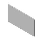 Vermiculitová deska boční, spodní KV 025G 02 